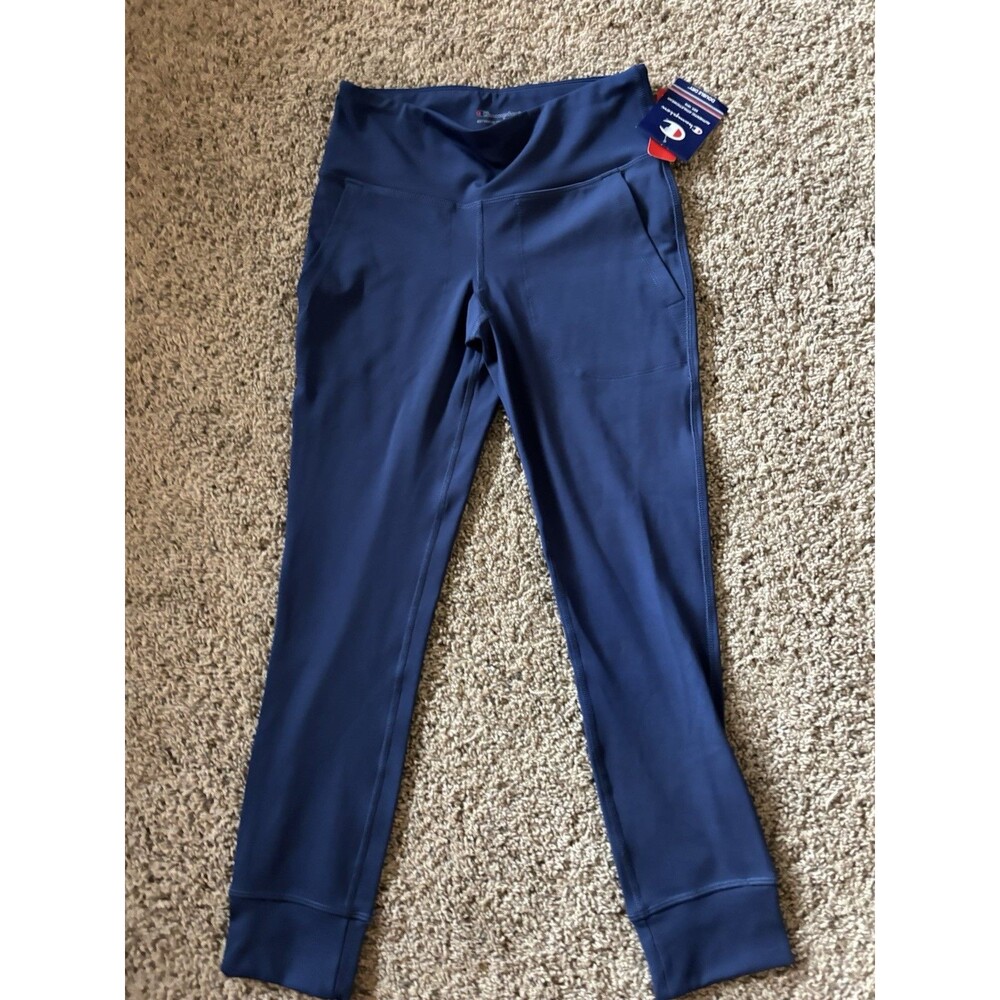 NWT Champion Women's Size Medium M Navy Blue Phys Ed Jogger Athletic Tight